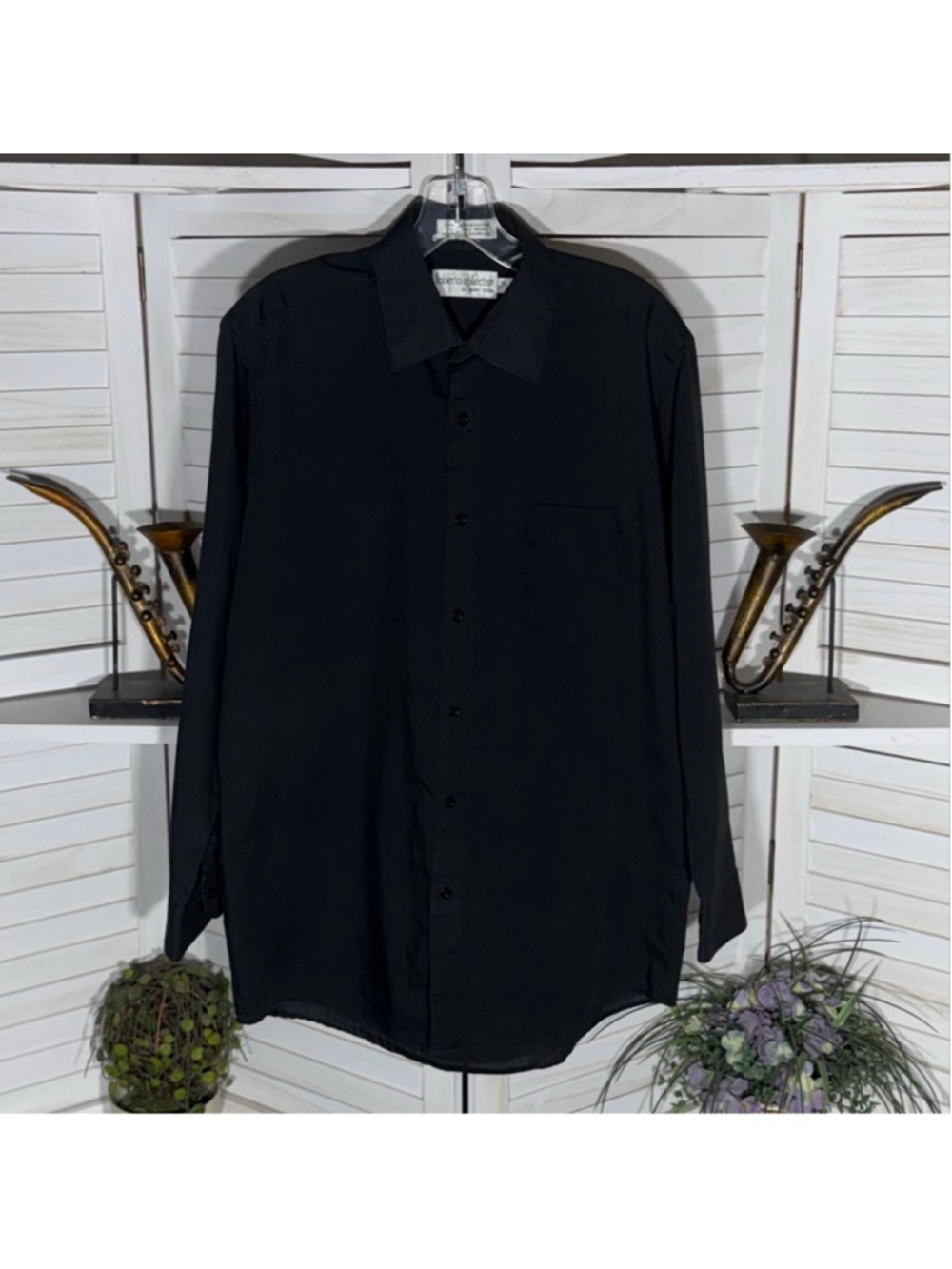 Harry Segal vintage dress shirt formal wedding guest career preppy old money M